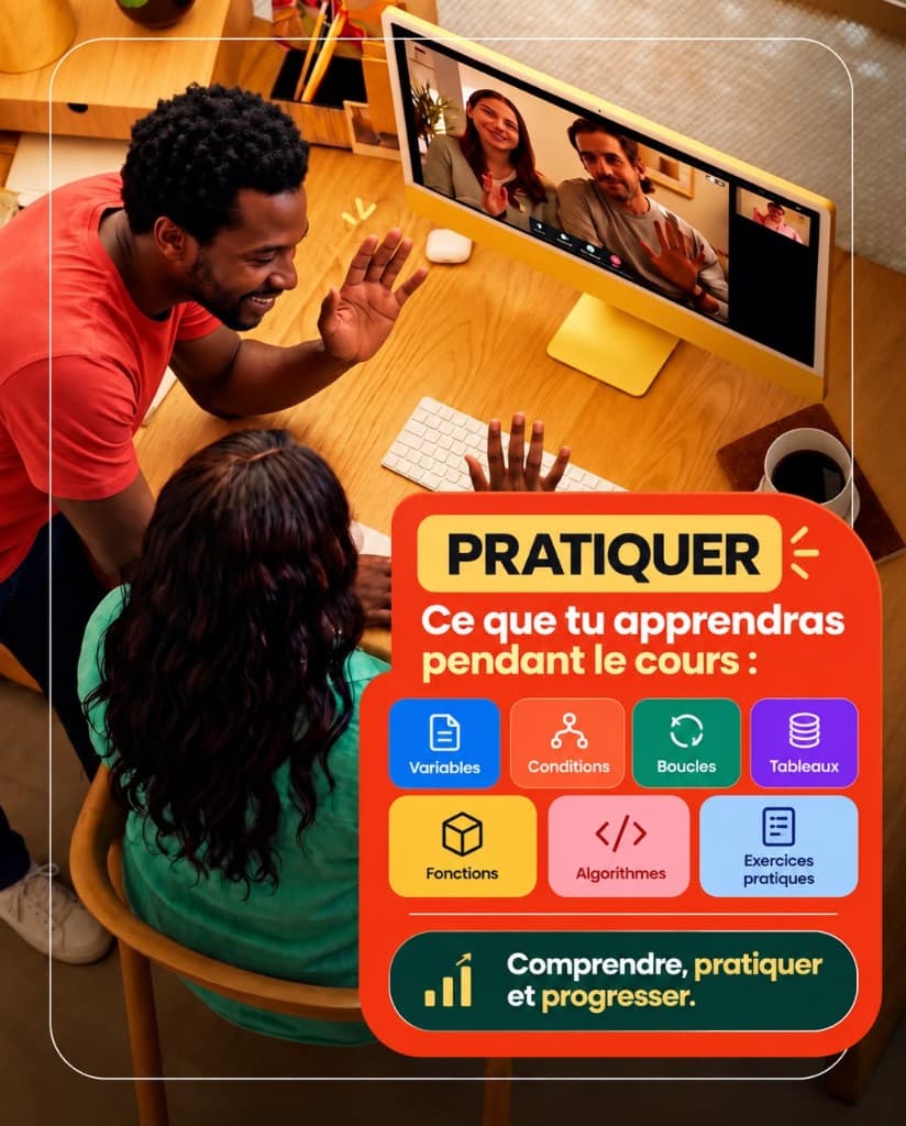 Pratiquer ce que vous apprendrez pendant le cours.